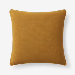 Classic All Season Breathable Cotton Knit Decorative Pillow Cover - Gold