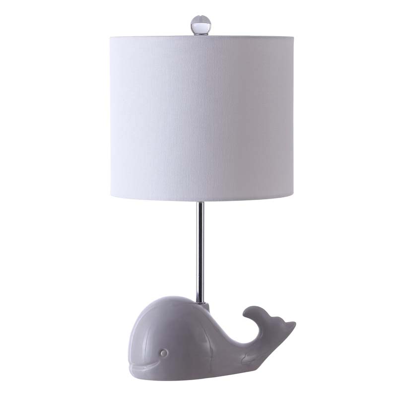 Ceramic Animal Table Lamp - Gray, Whale