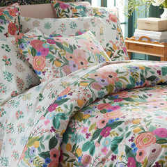 Garden Party Classic Cool Cotton Percale Comforter - Multi, Full/Queen