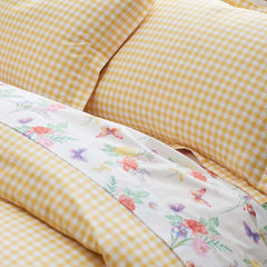 Gingham Classic Cool Organic Cotton Percale Sham - Yellow, Standard