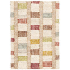 Mosaic Handwoven Jute Rug - Multi, 2' 6" x 8' Runner
