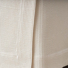 Matelassé 18 in. Bed Skirt - Textured Stripe Ivory, Queen