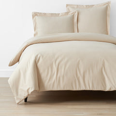 Brushed Cotton Duvet Cover - Sand, Full