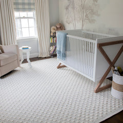 Dot Handwoven Wool Rug - Gray, 3' 9" x 5' 9"