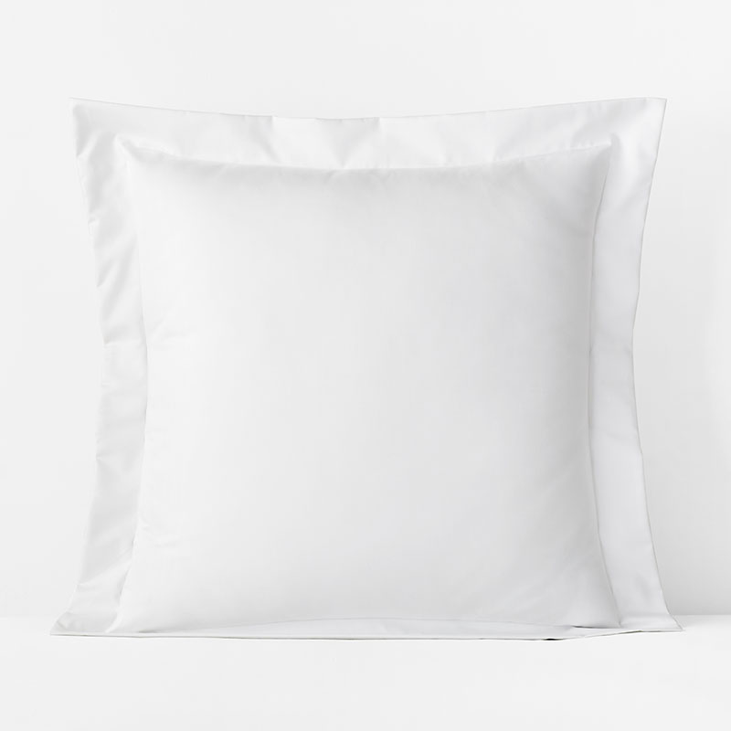 Premium Smooth Supima® Cotton Wrinkle-Free Sateen Sham - White, Euro