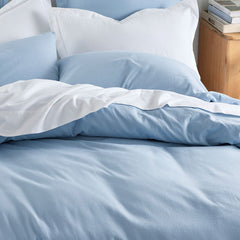 Classic Ultra-Cozy Cotton Velvet Flannel Fitted Bed Sheet - Powder Blue, Twin XL