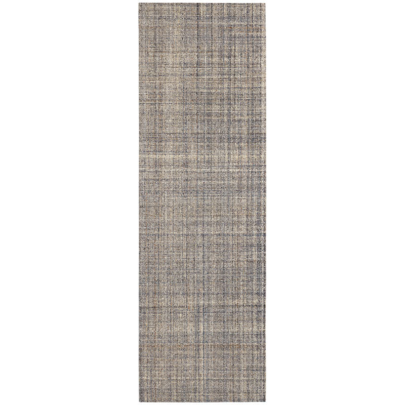 Harris Hand Hooked Wool Rug - Blue, 2' 6" x 8' Runner