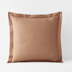 Classic Cool Cotton Percale Sham - Clay, Euro