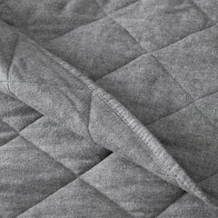 Bromley Premium Ultra-Cozy Cotton Flannel Coverlet - Smoke, Queen