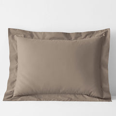 Classic Cool Cotton Percale Sham - Mocha, King