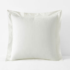 Premium Cool Supima® Cotton Percale Sham - Cream, Euro