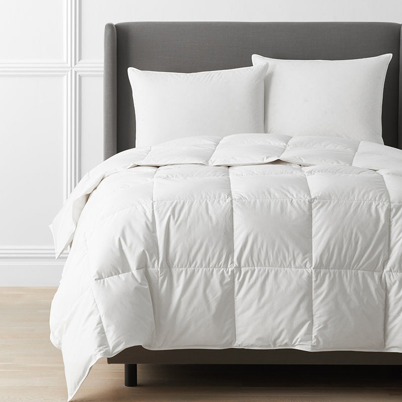 Premium Down and Wool Comforter - White, Full
