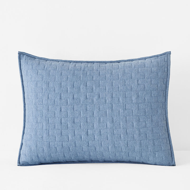Air Layer Sham - Denim Blue, King
