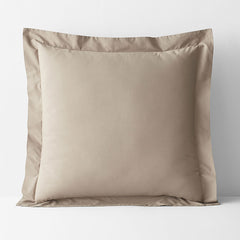 Classic Cool Cotton Percale Sham - Cocoa, Euro