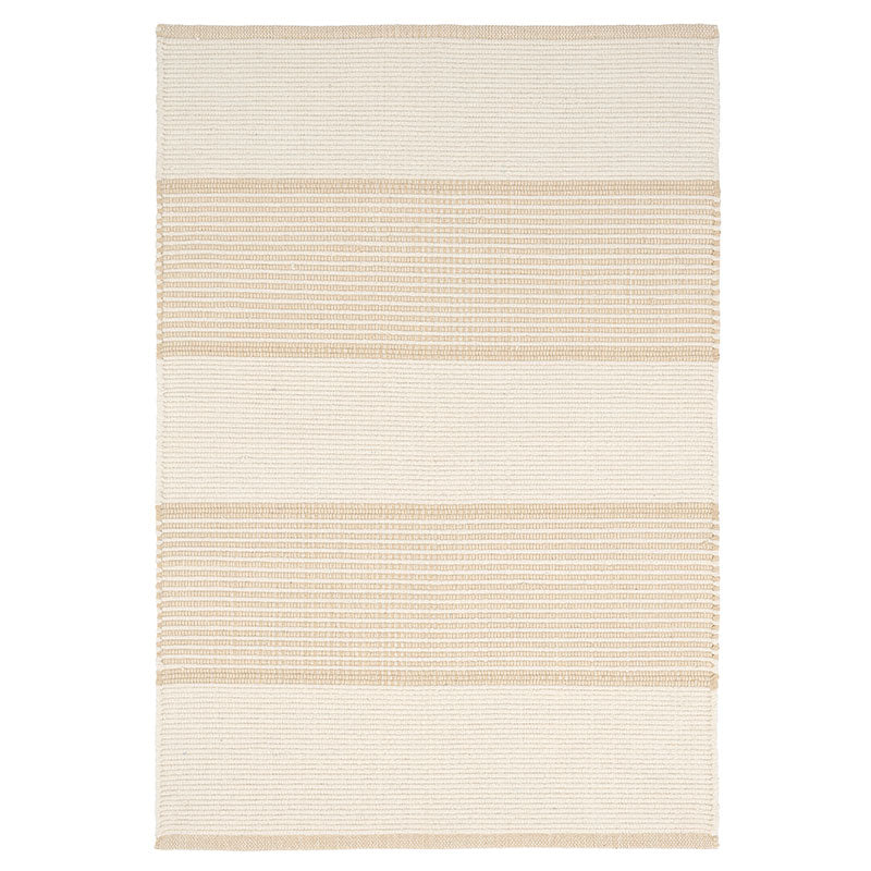 La Mirada Handwoven Cotton Rug - Wheat, 2' x 3'