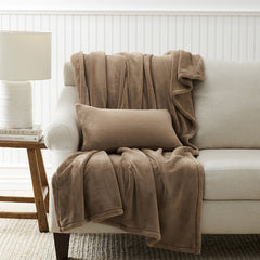 Decorative Lumbar Pillow Cover - Silver Mink, 12 in. x 21 in.