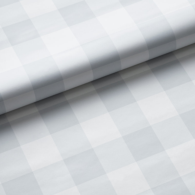 Ditsy Gingham Removable Wallpaper - Gray, Roll