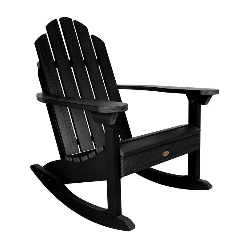 Adirondack Rocking Chair - Black