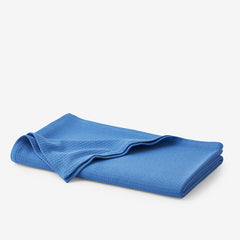 Cotton Weave Blanket - Marine Blue, Full/Queen