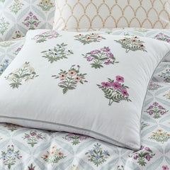Estee Garden Decorative Square Pillow Cover - Green Multi