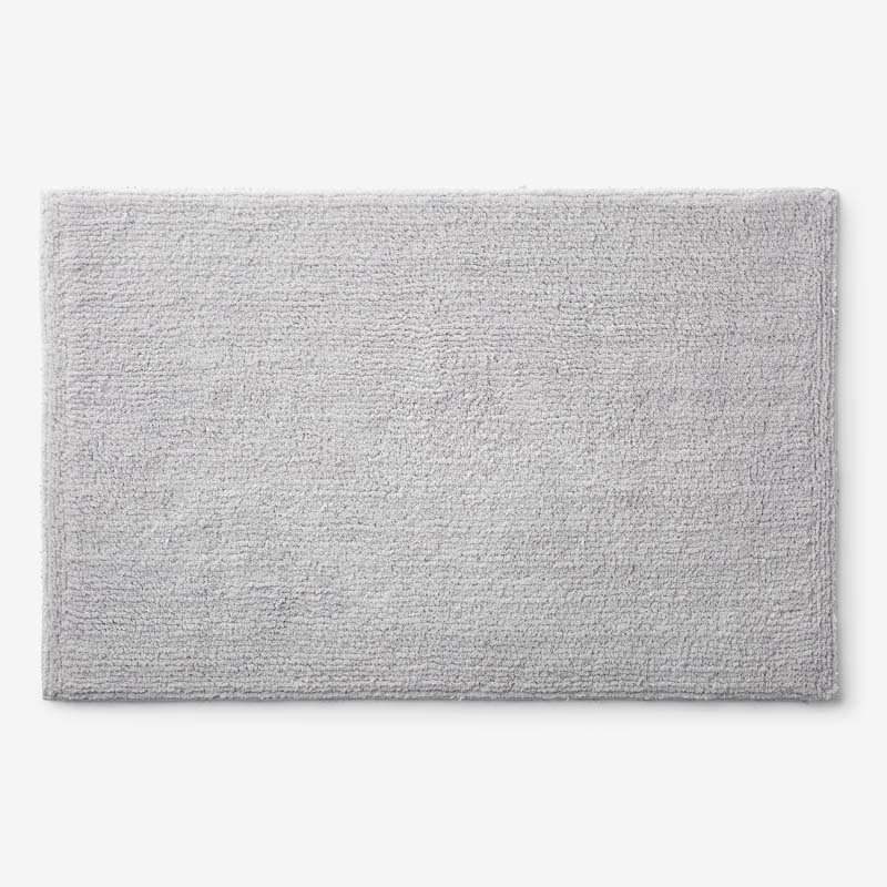 Plush Spa Solid Bath Rug - Gray, 21 in. x 34 in.