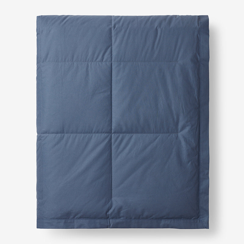 Premium Down Blanket - Smoke Blue, Full/Queen