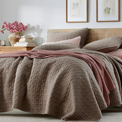 Air Layer Quilt - Cocoa Brown, Twin/Twin XL