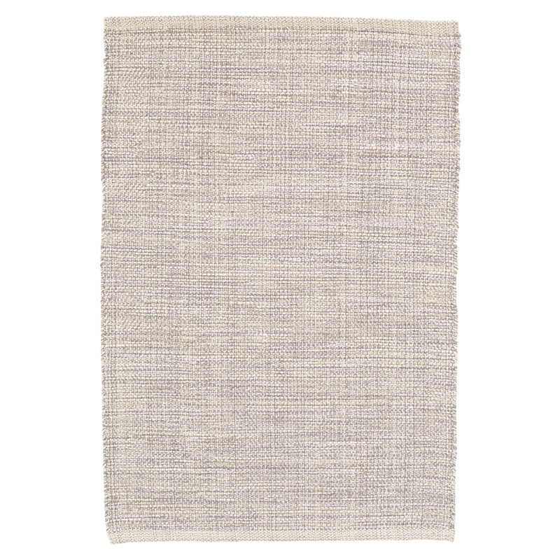 Marled Handwoven Cotton Rug - Gray, 6' x 9'