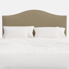 Saddle Textured Linen Headboard - Linen, Cal King
