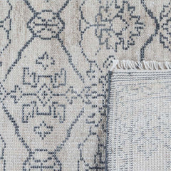 Hand Knotted Performance Rug - Ivory/Slate Blue, 2' x 3'