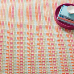 Candy Stripe Handwoven Indoor/Outdoor Rug - Pink Multi, 3' x 5'