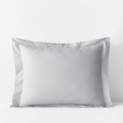 Premium Cool Supima® Cotton Percale Sham - Pearl Gray, King