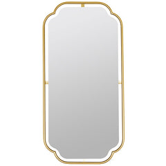 Gilded Floating Frame Wall Mirror - Gold