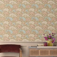 Garden Removable Wallpaper - Gold, Swatch