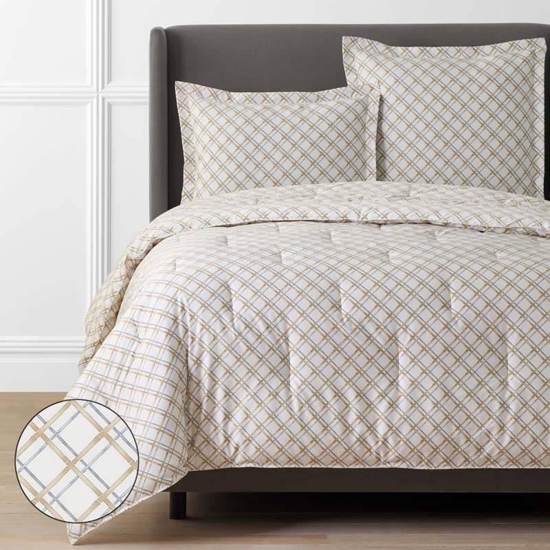 Leander Premium Smooth Wrinkle-Free Sateen Comforter - Gray Multi, Twin/Twin XL