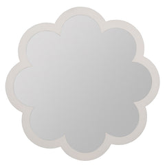 Caitlin Wilson Poppy Scalloped Mirror - White