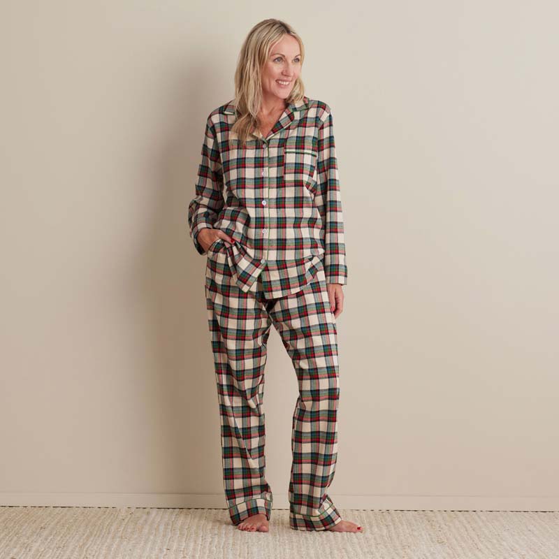 Family Flannel Women's Button-Down Pajama Set - Idyllwild, XXXL