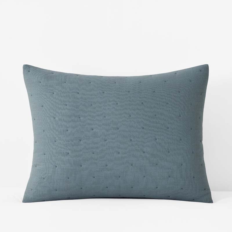 Petite Tufted Quilted Sham - Mineral, Standard