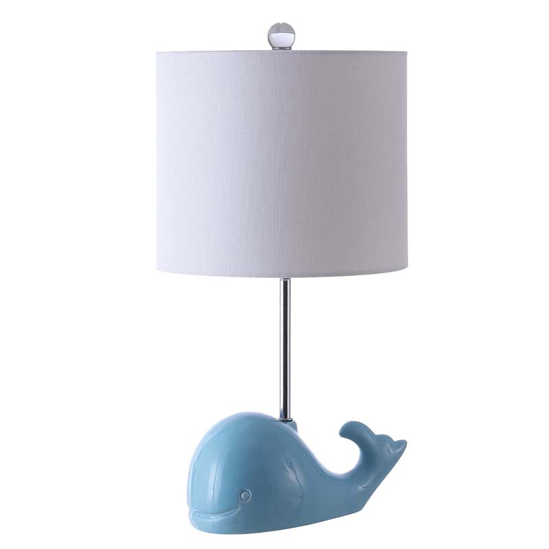 Ceramic Animal Table Lamp - Blue, Whale