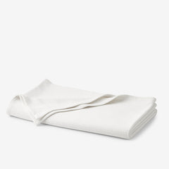 Cotton Weave Blanket - White, Twin/Twin XL
