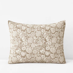 Kyla Floral Quilted Sham - Beige, Standard