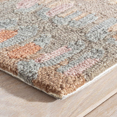 Paint Chip Hand Hooked Wool Rug - Stone, 3' x 5'