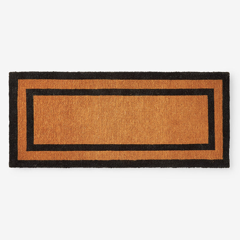 Border Coir Doormat - Black, 24 in. x 57 in.
