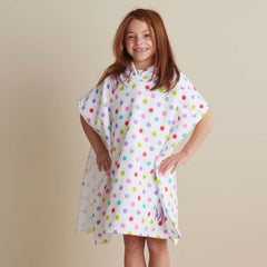Hooded Poncho - Dot