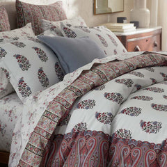 Aadrika Premium Smooth Sateen Sham - Burgundy, Euro