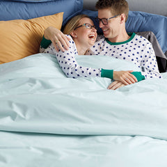 Classic Cool Cotton Percale Flat Bed Sheet - Graphite, Twin