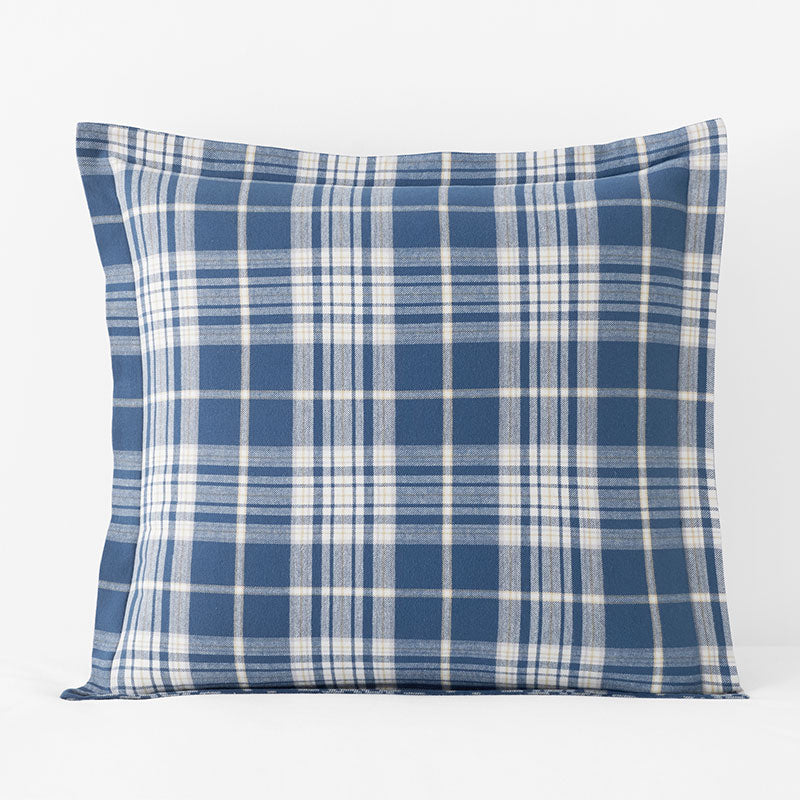 Classic Plaid Ultra-Cozy Cotton Velvet Flannel Sham - Scot, Euro