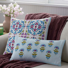 Idril Butti Decorative Lumbar Pillow Cover - Multi