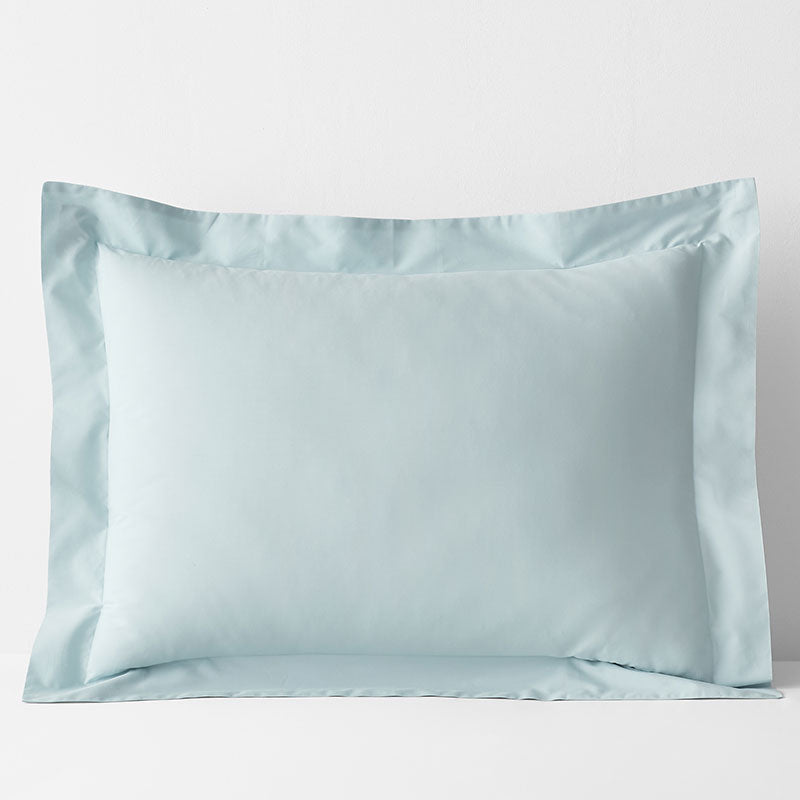 Classic Cool Cotton Percale Sham - Pale Blue, King
