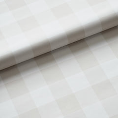 Ditsy Gingham Removable Wallpaper - Beige, Swatch